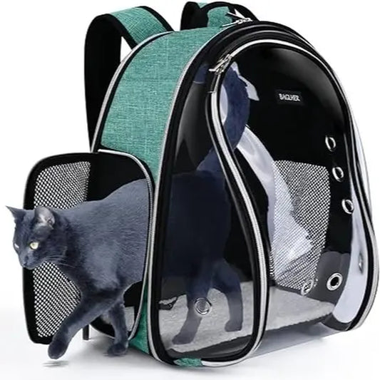 BAGLHER Airline Approved Pet Backpack Bubble - Lightweight, Waterproof Capsule Carrier for Small Pets - Perfect for Travel, Hiking & Outdoor Adventures in Purple